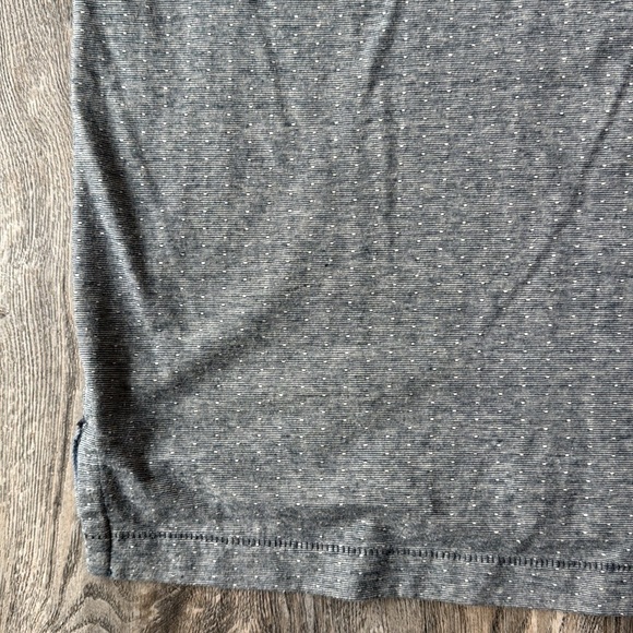 US Polo Assn Shirt Gray Blue Polo Shirt Classic Knit Short Sleeve Size Large - Picture 11 of 11